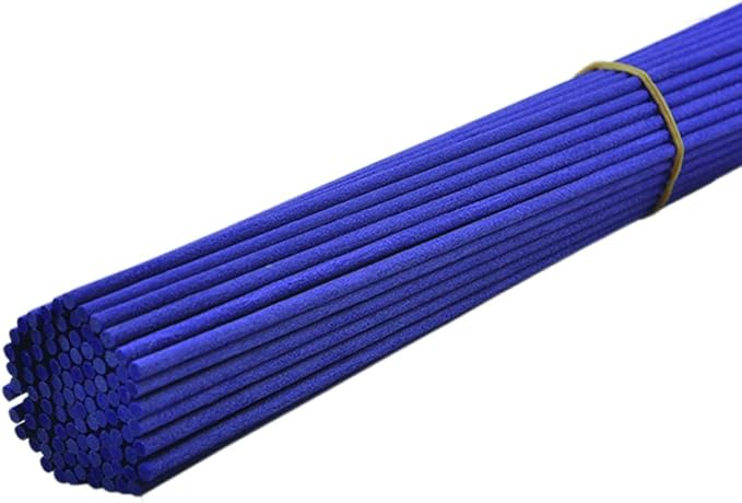 100 Pieces Fiber Reed Diffuser Replacement Refill Sticks (8" x 3mm, Purple) - AquaVibe