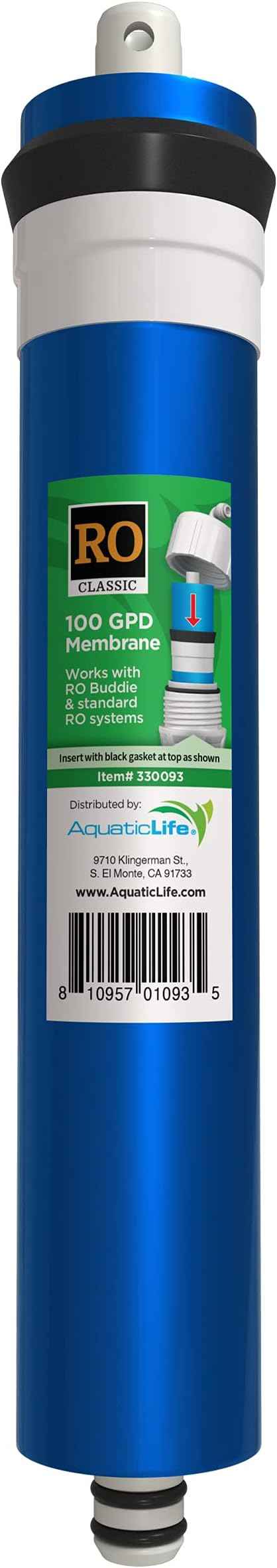 Aquatic Life 100 GPD Reverse Osmosis Membrane Filter