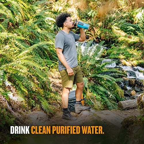 GeoPress 24 oz Water Purifier & Water Filter Bottle