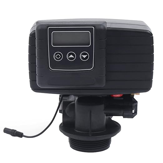 5600SXT Water Softener Valve Automatic Digital Metered Metered On Demand Control Head Digital Filter for Soften & Purify Water for Water Filter Softener R-e-sin Tank