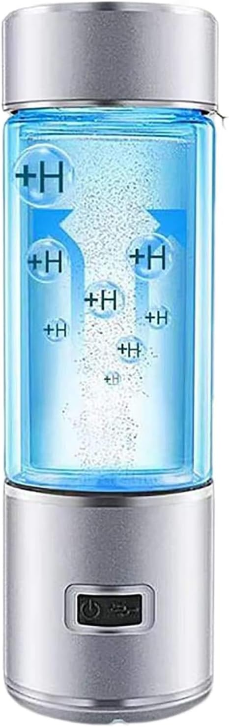 2 in 1 Portable Hydrogen Water Ionizer Machine, High Concentration, H2 and o2 Separation Electrolysis Technology, 300ml Capacity, Hydrogen Water Generator