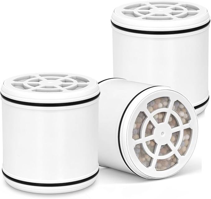 Replacement Shower Filter for Wall-mounted showerhead,Compatible with Lucinn Pro Shower Head Cartridge,for Hard Water Remove Chlorine and Harmful Substances.(3 Pack)