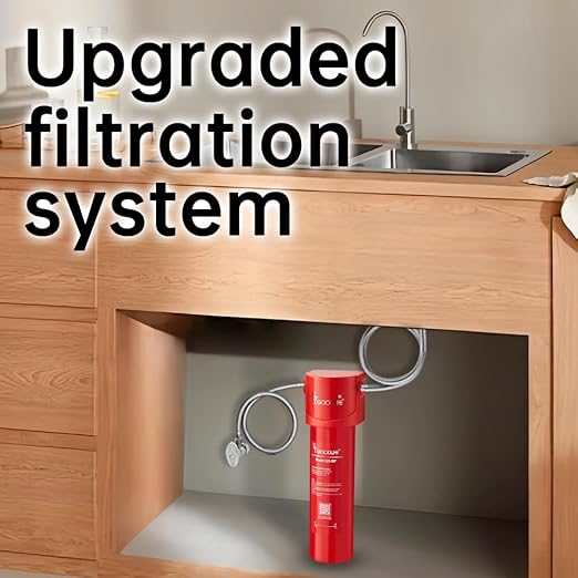 Q5-MF Reduces PFOA&PFOS, Fluoride, Lead, Chlorine,and Odors,0.01 Micron Under Sink Water Filter System, NSF/ANSI 42&53 Certified, Service Life 1 Year.