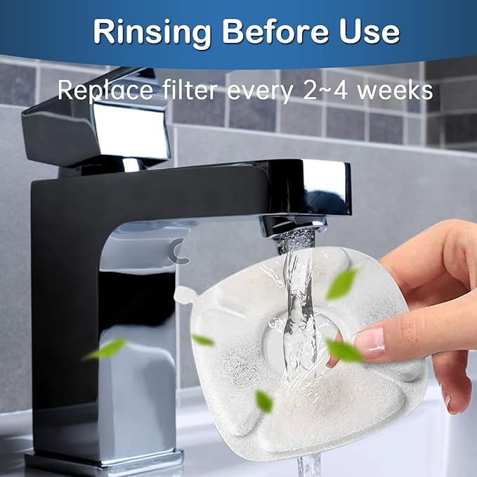 Cat Water Fountain Filter,Pet Fountain Filters Replacement Filters Compatible with Veken 95oz/2.8L Pet Water Fountain,Contains 4 Cat Fountain Filter Replacement and 4 Sponges