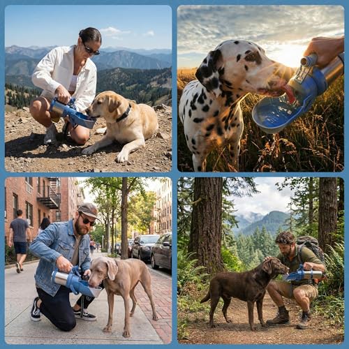 PupFlask Pro Portable Insulated Dog Water Bottle (50 Fl Oz)
