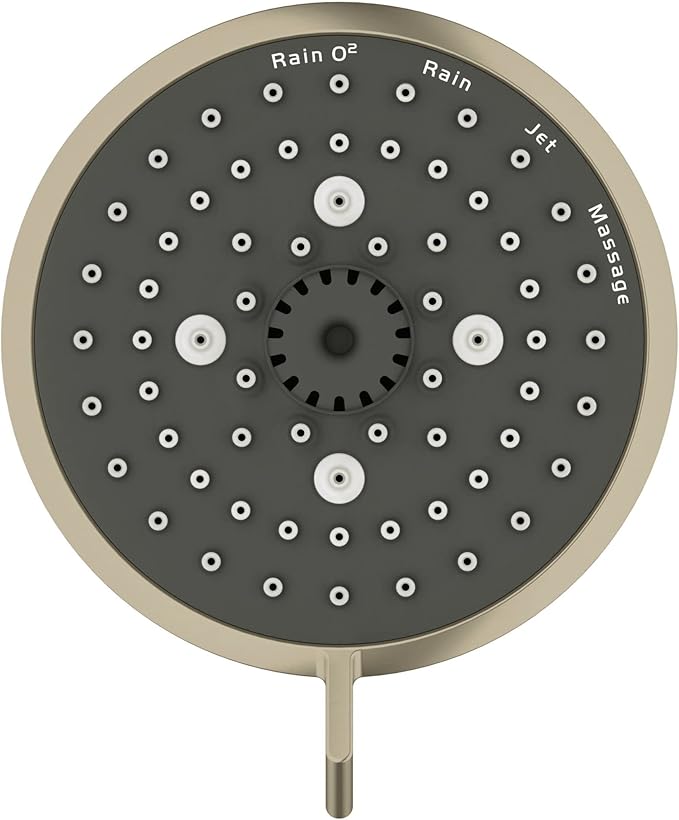 GROHE Tempesta Cosmopolitan 100 4 Spray Shower Head, Brushed Cool Sunrise