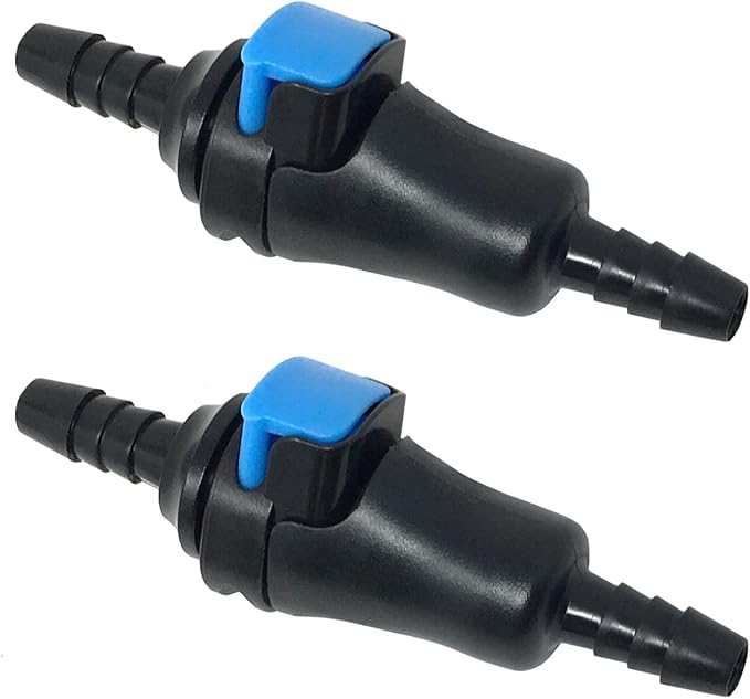 Mazama Quick Connect 2-Pack for Popular Hydration Bladders, Reservoirs. Fits 1/4" Inner Dimension Tubing