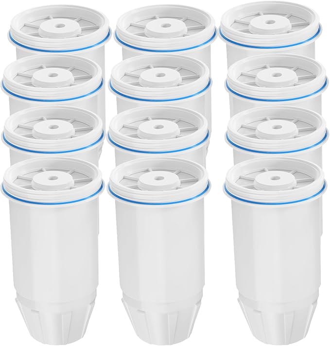 Upgrade ZR-001, ZR-017, ZR-004 Replacement Water Filters,Water Pitchers and Dispenser Filters with Multi-Stage Filter System Reduce Lead, Chromium, PFOA/PFOS and TDS, 12pack,by Cobectal