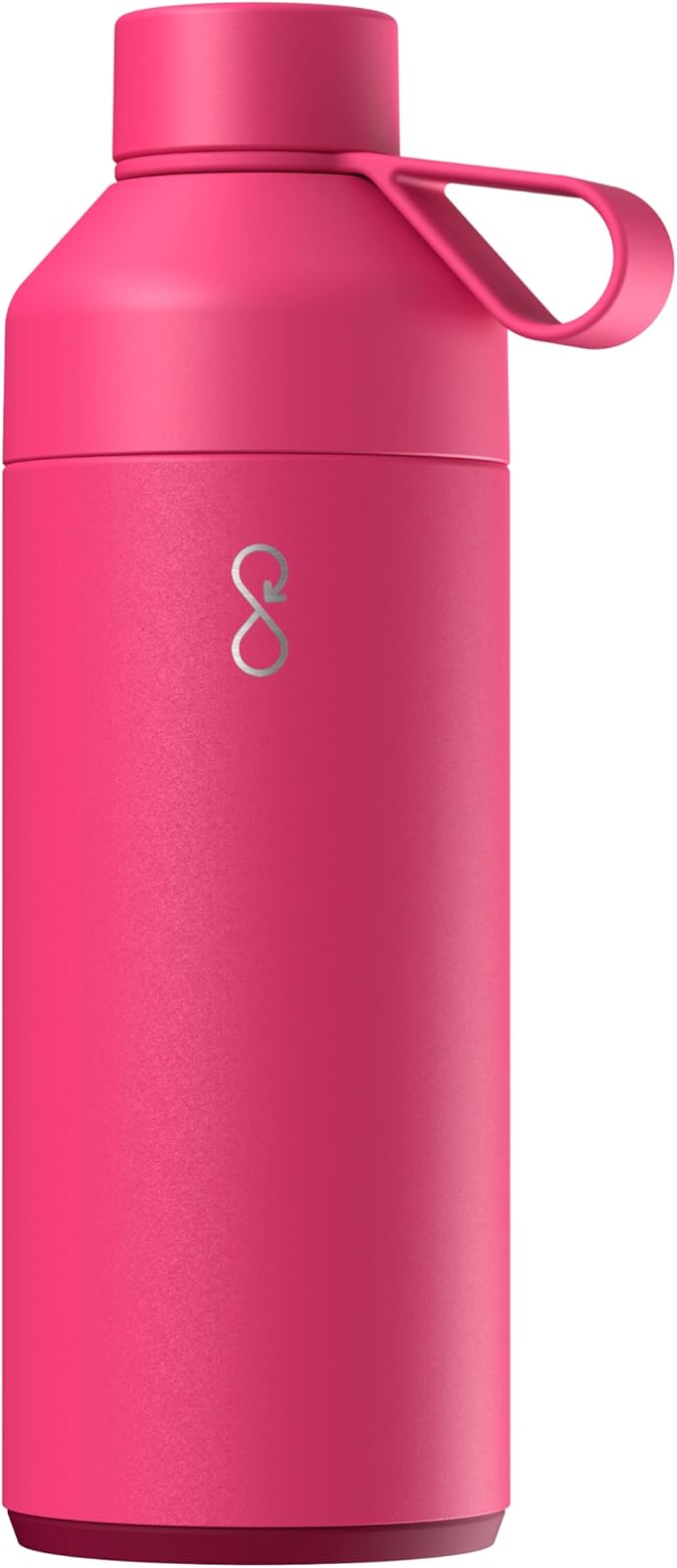 Ocean Bottle Big 34 oz | Stainless Steel Water Bottle | Reusable & Sustainable | Keeps Drinks Cold & Hot | Eco Friendly Gift (Crimson Sunset)