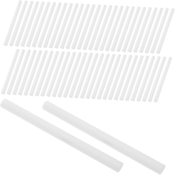 50pcs Pure Filter Cotton Core for Essential Oil Diffusers Humidifier Sticks Filter Humidifier for Bedside Car White - AquaVibe