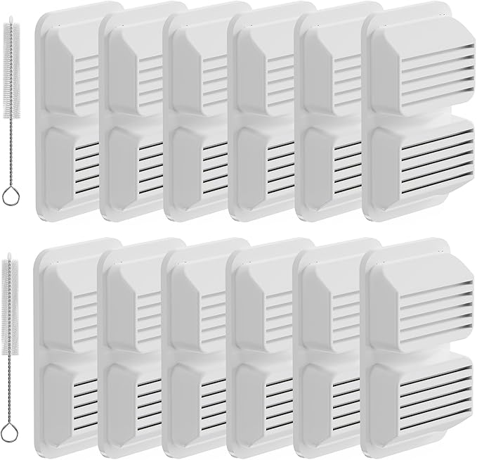 Cat Water Fountain Filter, Multi-Stage Filtration Replacement Filters (12 Filters+12 Sponges+2 Brushes)