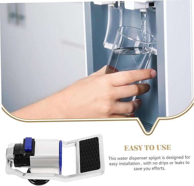 Generic 5pcs Water Cooler Faucet Replacement Water Dispenser Spigot for Easy Installation Sturdy Plastic Material for Home Office Use Leak Design
