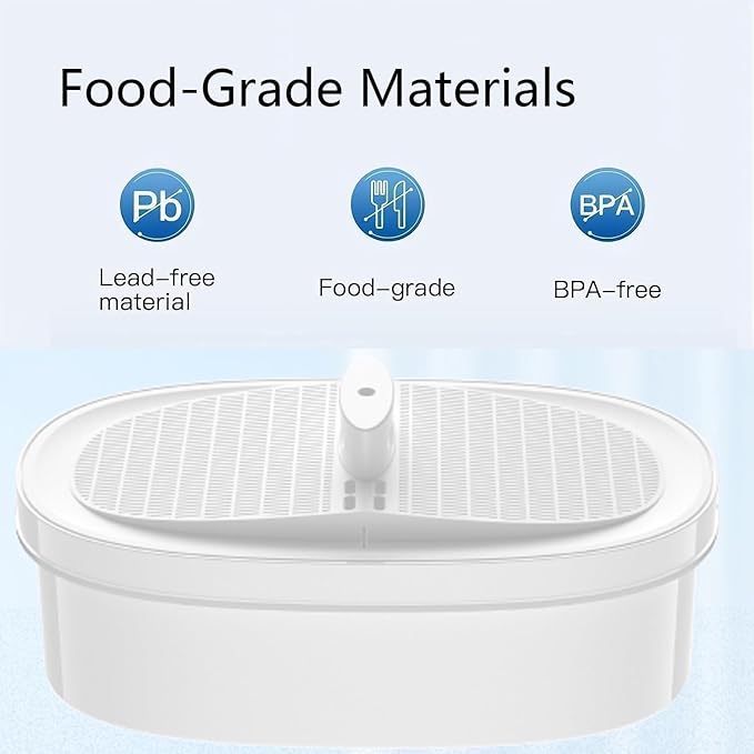 Replacement Filter for Waterdrop® WD-PF-01A Plus, Reduces PFOA/PFOS, Chlorine, Compatible with Waterdrop® Pitchers, Lasts 3 Months or 200 Gallons