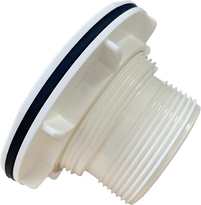Threaded Inlet Strainer Kit for Stock Tank Pools,Stock Tank Pool Filter Kit, Intex Pool Accessories, Includes Rubber Washer, Strainer Nut and Grid, Fits Intex Filter Pumps with 1-1/2" Hoses - AquaVibe
