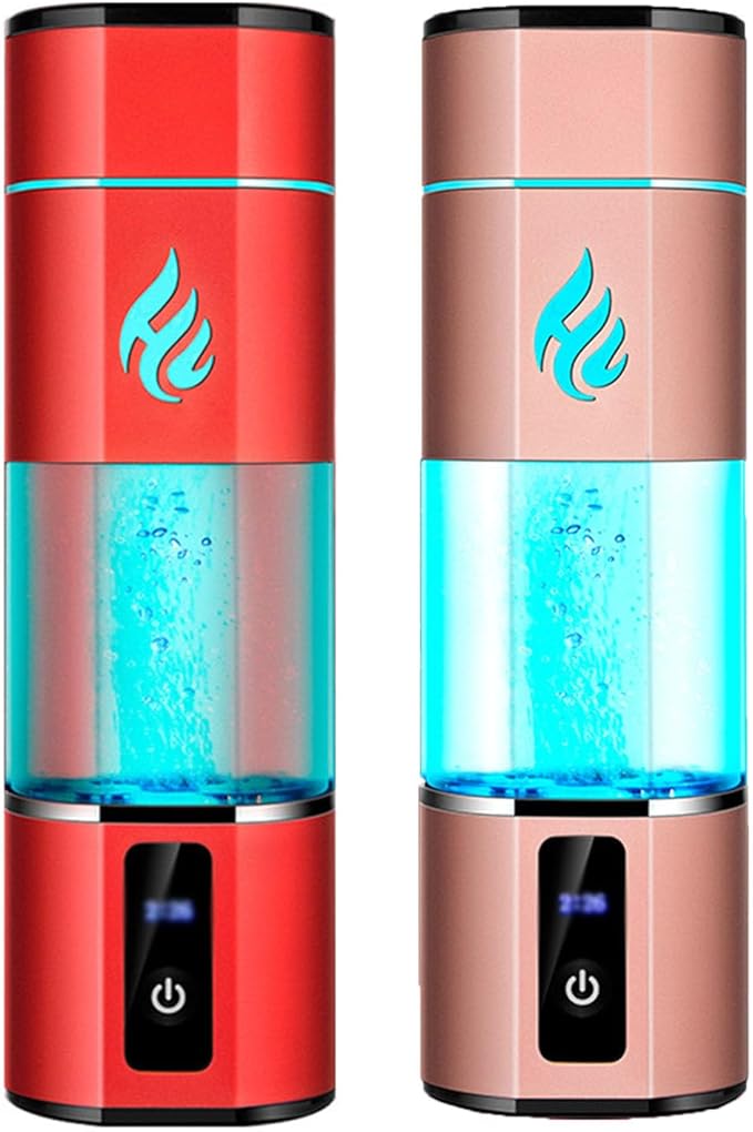 Portable Hydrogen-Rich Water Bottle, SPE Technology, Water Hydrogen Generator 5000 PPB, H2 Electrolysi Lonizer Maker Water Cup, for Travel Fitness