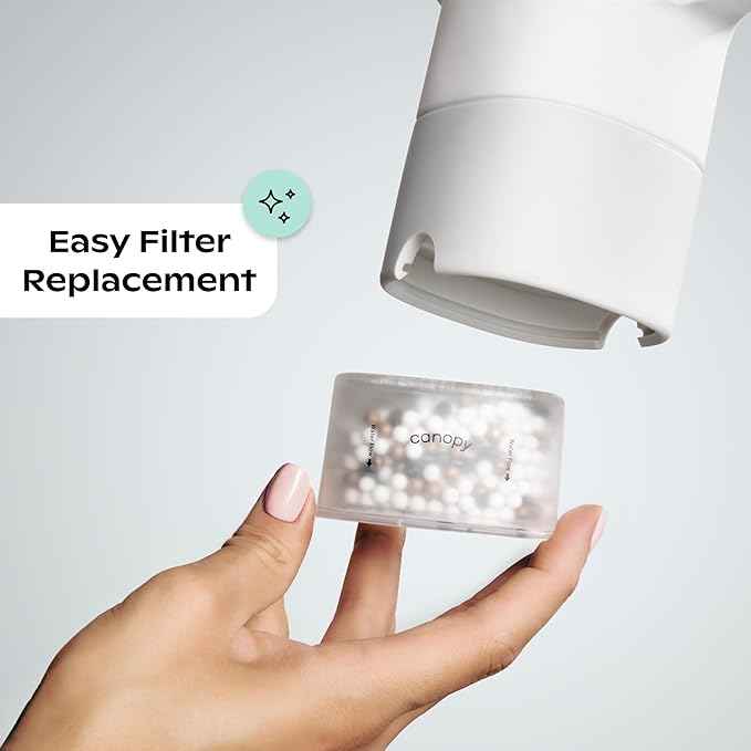 Canopy Baby Bath Tub Filter – Gentler Water Filtration for Delicate Skin | Reduces Chlorine & Irritants | BPA-Free Silicone Spout Cover | Easy Tool-Free Install | Activated Carbon Filtration