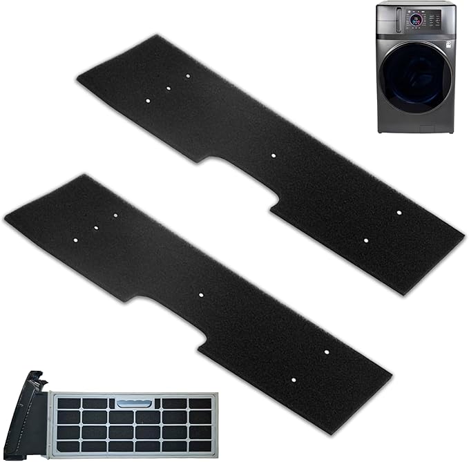 2Pack Lint Filter WH01X35719 Compatible with GE Profile Washer Dryer Combo Models PFQ97HSPVDS, Hand Washable and Reusable, Dryer Lint Filter Replacement - AquaVibe