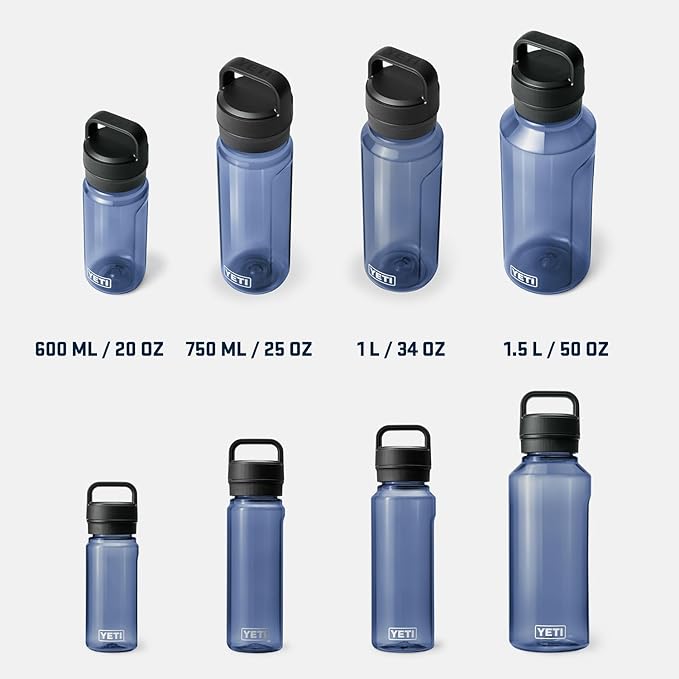 YETI Yonder Water Bottle with Yonder Chug Cap, Lightweight, Leakproof and BPA-Free