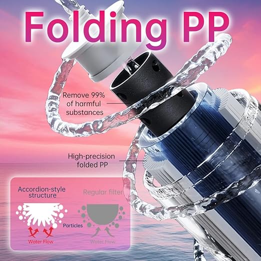 Q5-MF Reduces PFOA&PFOS, Fluoride, Lead, Chlorine,and Odors,0.01 Micron Under Sink Water Filter System, NSF/ANSI 42&53 Certified, Service Life 1 Year.