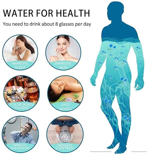 Hydrogen Water Bottle, Hydrogen Water Generator Gifts for Mom, Portable Hydrogen Water Ionizer Machine, Hydrogen Rich Water Glass Health Cup for Home Travel