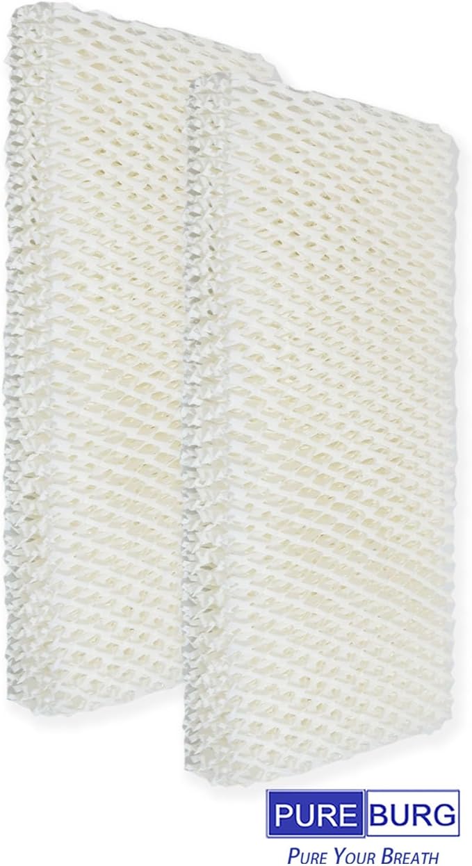 PUREBURG HS-1942 Replacement Filter Set Compatible with Crane EE-7002 Evaporative Cool Mist Humidifier,2-Pack (4 Humidifier Wicking Filters)