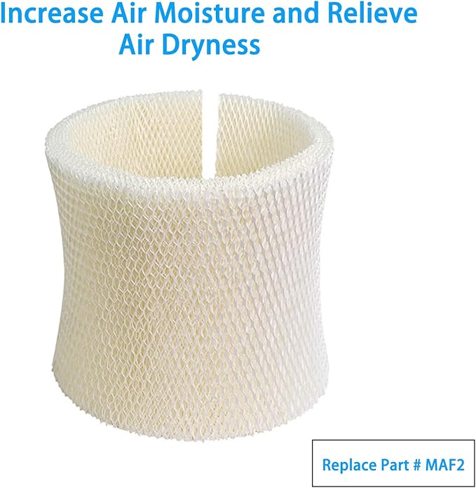 MAF2 Replacement Humidifier Wicking Filter for Essick AIRCARE & Moist Air MA0800 MA0600 MA0601, Kenmore Part #15508, Noma Part# EF2 (2 Pack)