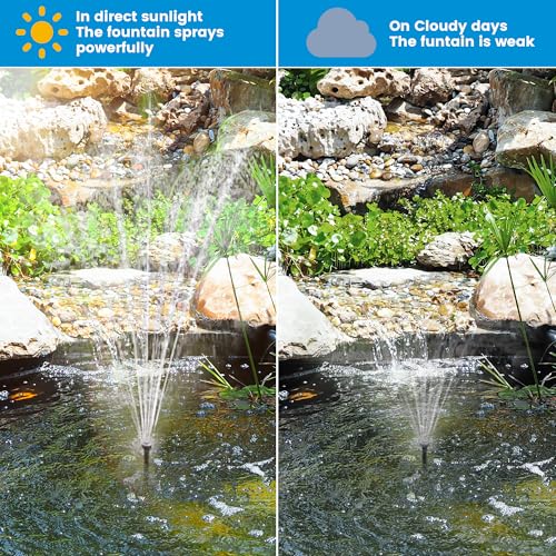 20W Solar Pond Filter Fountain for Outdoor Koi Pond