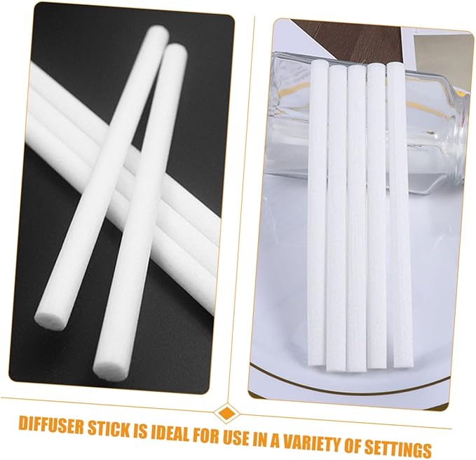 PRETYZOOM Diffuser Wand for Aroma 50pcs Essential Oil Diffusing Sticks Replacement for Humidifiers - AquaVibe