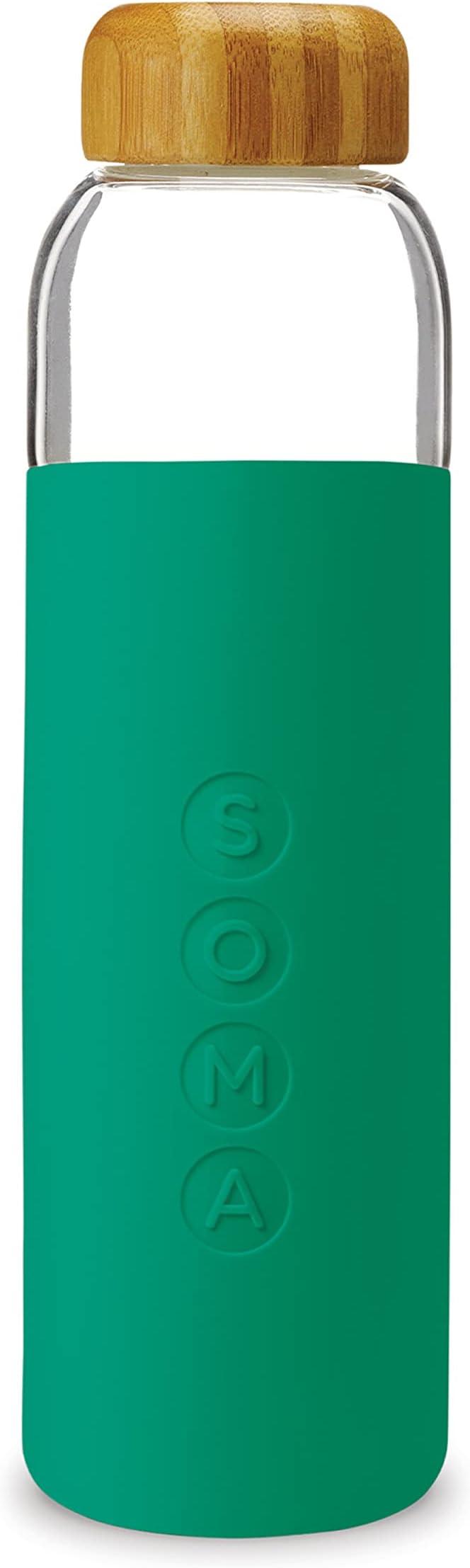 Full Circle V.2 17 oz. Glass Water Bottle - Emerald