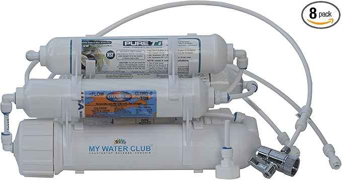 Countertop Portable Universal 5-Stage Reverse Osmosis RO Purification Water System with 100 GPD RO Membrane, DI Deionizing Mixed Bed (Close to 0 PPM) postfilter, Dual Connection. Build in USA
