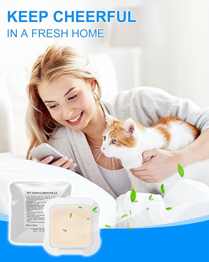 N50 2.0 Litter Box Deodorizer Compatible with PuraMax / PuraMax2 & MAX PRO Automatic Self Cleaning Cat Smell Odor Eliminator Refill, Upgraded Pet Litter Deodorizer for Home Toilet Odor Control, 4-Pack