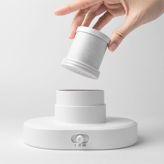 Qure Skincare Shower Filter Refill - Replacement Cartridge for Shower, 99% Chlorine Reduce, Clinically Tested - White, 3-Month Supply (1 Piece)