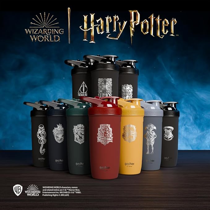 Smart Shake Reforce Stainless Steel Harry Potter Gryffindor Shaker Bottle (900 ML /30oz) | Light Weight Resistance Sports Shaker Bottle with a Soft Lid | Leakproof, BPA Free & DEHP Free