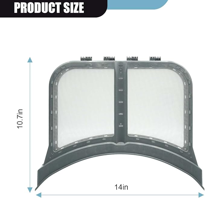 Upgraded 5304513574 Dryer Lint Screen Filter Collector Assembly,Dryer Lint Collector Filter for Frigidaire/Electrolux Dryer Filter Assembly,Lint and Flip