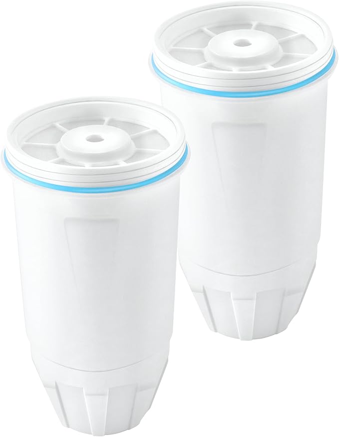 Replacement fit for Zero Pitcher and Dispenser Water Filter Replacement fit for Zero Filters 2 Pack,0 Water Filters fit for zero pitchers ZR-001 ZR-017 ZR-004 ZP-006 ZD-013 ZS-008 prime&swift