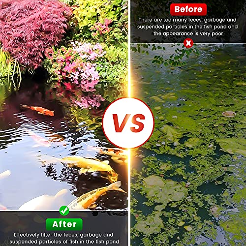 All-in-One Pond Filter Fountain Kits,950 GPH Pond Water Pump