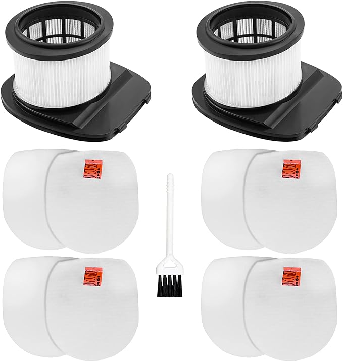 Improvedhand IZ162H Filter Replacement Compatible with Shar-k Rocket Pet Pro IZ361H, IZ362H, IZ363HT, IZ440H, IZ441HBRN, IZ462H, IZ482H, IZ483H Cordless Upright Vacuum, Replaces #XHF161H & 617FJ140 - AquaVibe