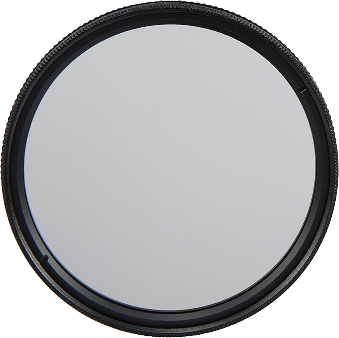 Amazon Basics Circular Polarizer Camera Lens Filter - 55 mm