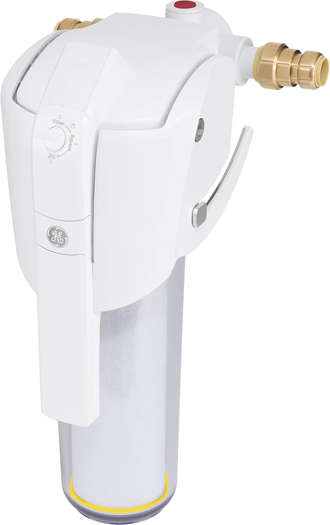 GE FTHTM Whole House Water Filter, Replacement System, NSF Certified: Reduces Chlorine, Sediment, Rust & Other Impurities, Replace Every 3 Months for Best Results, 1 Filter (Pack of 8)