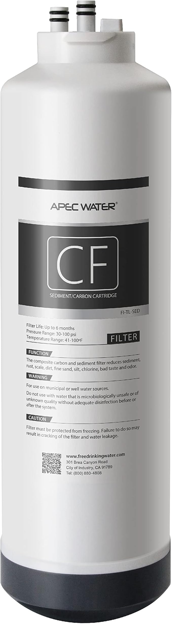 APEC WATER 1st Stage Sediment and Carbon RO Replacement Filters for ROTL-600 Tankless RO System