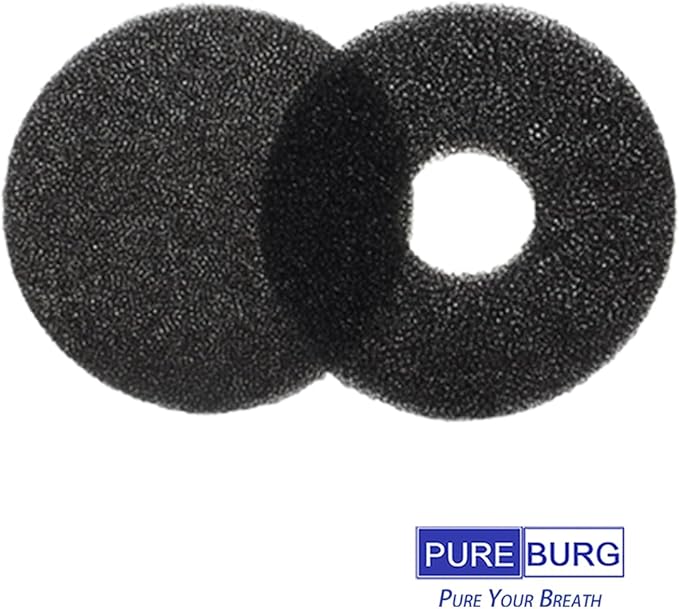 PUREBURG Replacement Foam Filter Compatible with Homerunpet Pet Blow Dryer PD10,12-Pack Air Clean Dust VOCs Odor Pet-Hair