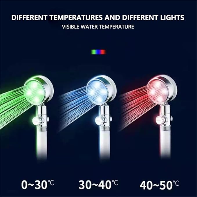 High Pressure Shower Heads,3 Modes Shower Head with Handheld Power Wash to Clean Bathroom 3.9" Rain Showerhead with 70 Inches Extra Long SS Hose,Hard Water Filter & Adjustable Bracket,C