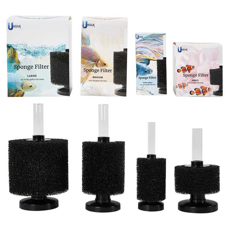 Small Aquarium Sponge Filter Fish Tank Silent Filteration Breeding Fry Betta Shrimp Nano Tank Accessories Air Stone 4
