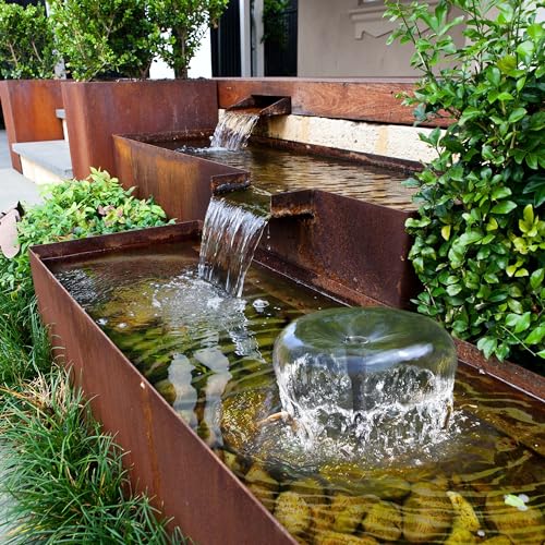 30W Solar Pond Filter with Fountain Pump 360 GPH for Outdoor Pond