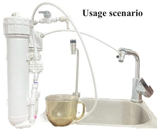 Portable Countertop RO Water Filtration System 200 GPD for Gardening,Plants,Aquarium,Hydroponic,Reduce TDS
