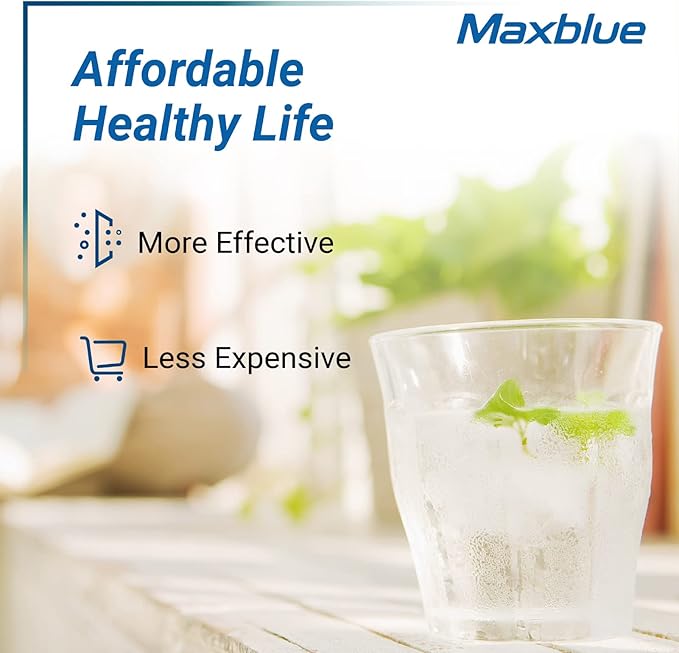 Maxblue DA97-17376B Refrigerator Water Filter, Compatible with Samsung® HAF-QIN/EXP, DA97-08006C, HAF-QIN, RF28R7201SR, RF28R7351SG, RF23M8070SR, MB-F45, 3 Filters