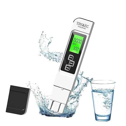 Water Testing Kits for Drinking Water- 4 in 1 TDS Meter TDS EC & Temperature(°C,°F) Meter,Accurate & Reliable Digital Tap, Well, Swimming Pool,Hydroponics, Aquarium, RO/DI System