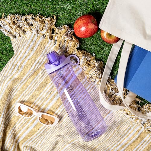 40oz Plastic Water Bottle with Chug Lid and Carry Loop