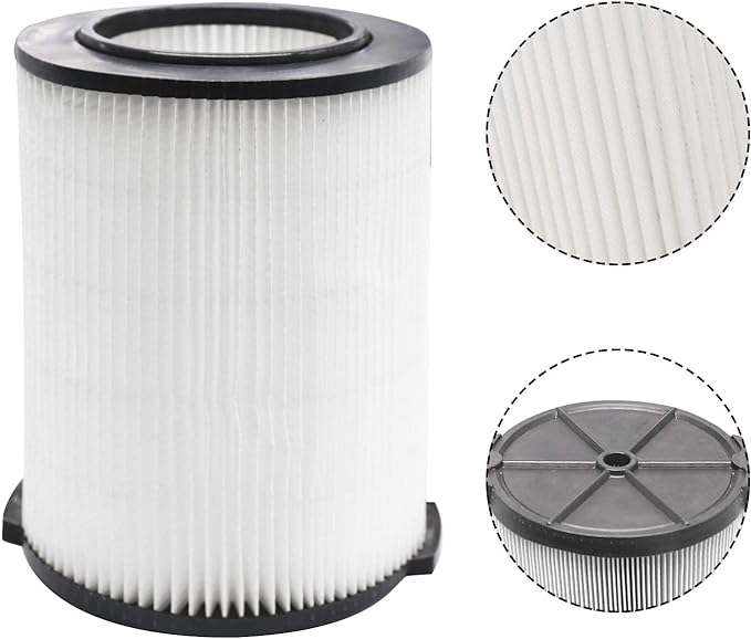 VF4000 Filter Replacement for Ridgid Shop Vac Filters 5-20 Gallon Ridgid Vacuum Filter 6-9 Gallon Husky Vacuum, with 2 Filter 4 Pack VF3502 Bags - AquaVibe