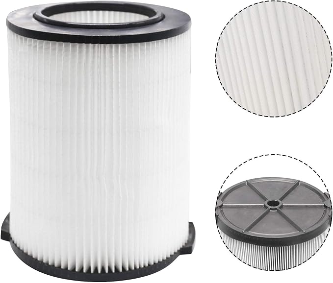 Standard Wet/Dry Vac VF4000 Filter Replacement Compatible with Ridgid 72947 Vacs 5-20 Gal Shop Vac Also fits Craftsman 17816, Husky 6-9 Gal WD5500 WD0671 RV2400A RV2600B,2 Pack - AquaVibe